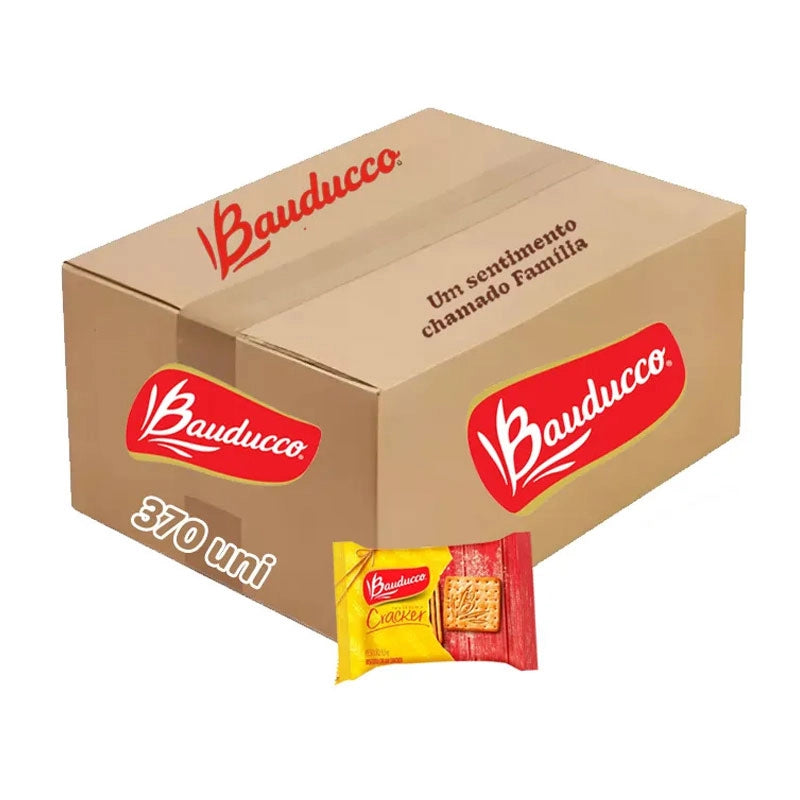 Biscoito Cream Cracker Bauducco sache 8,5g caixa c/ 370 unidades