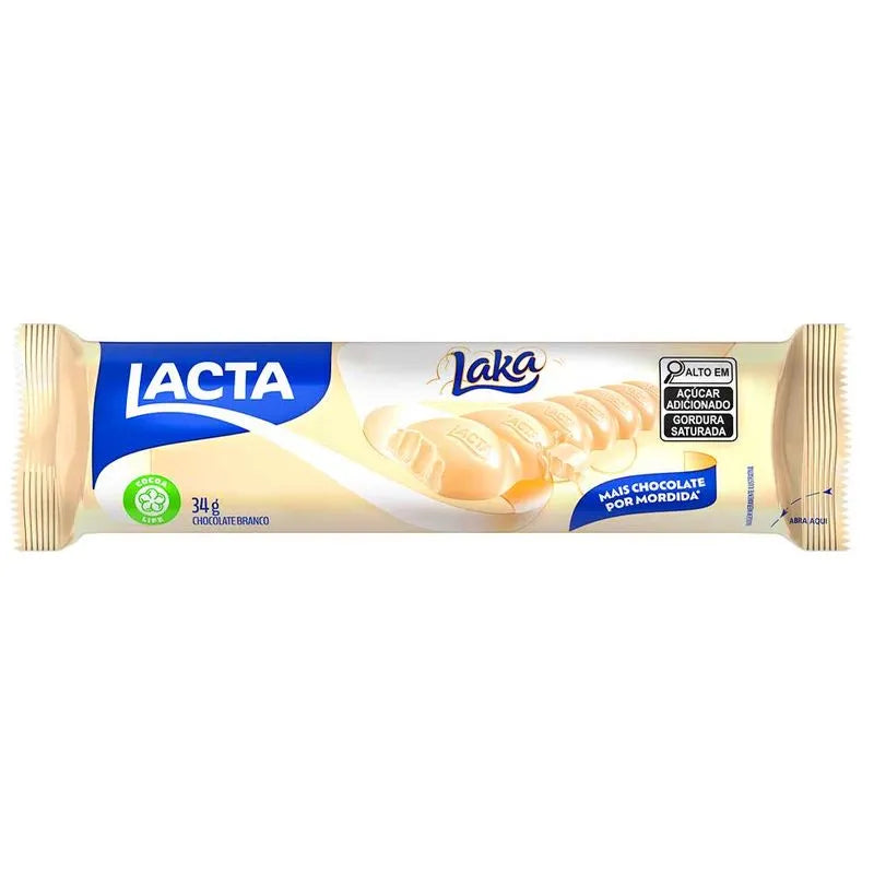 Chocolate Branco Lacta 34g/ cx 12 un