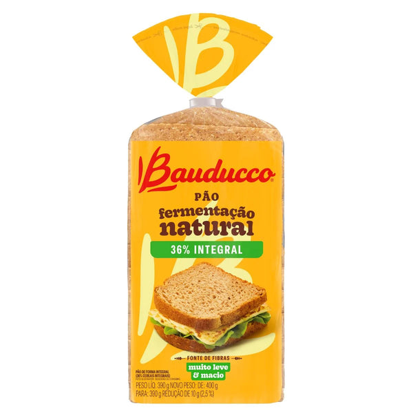 Pão de forma integral Bauducco 390g