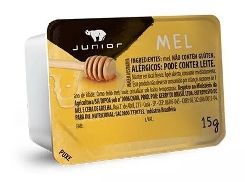 Mel Blister Junior 15g caixa c/ 144 unidades