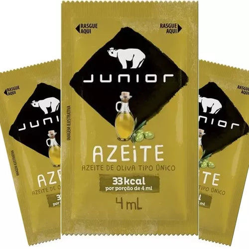 Azeite de oliva junior sache 4ml c/ 200 unidades