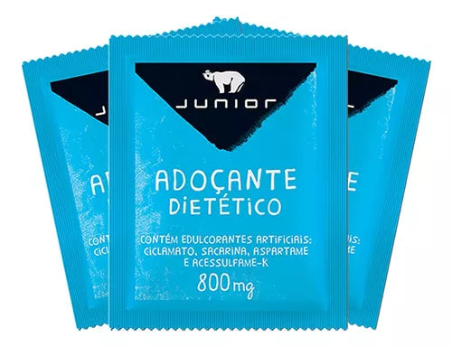 Adoçante Dietético Junior Sachê 0,8g caixa c/1000 Unidades