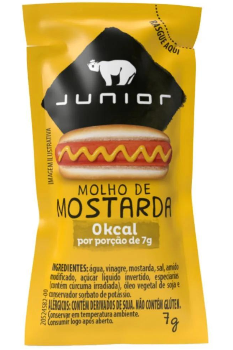 Mostarda Junior  sache 7g Caixa c/ 176 Unidade