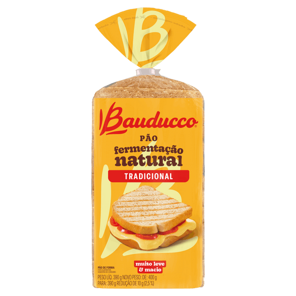 Pão tradicional Bauducco 390g